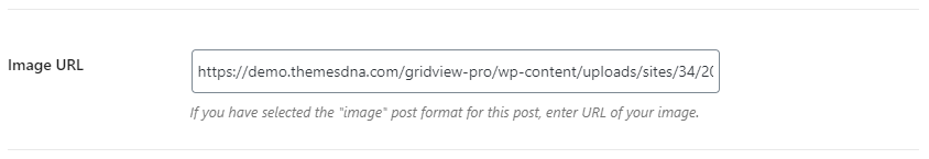 Image URL Setting