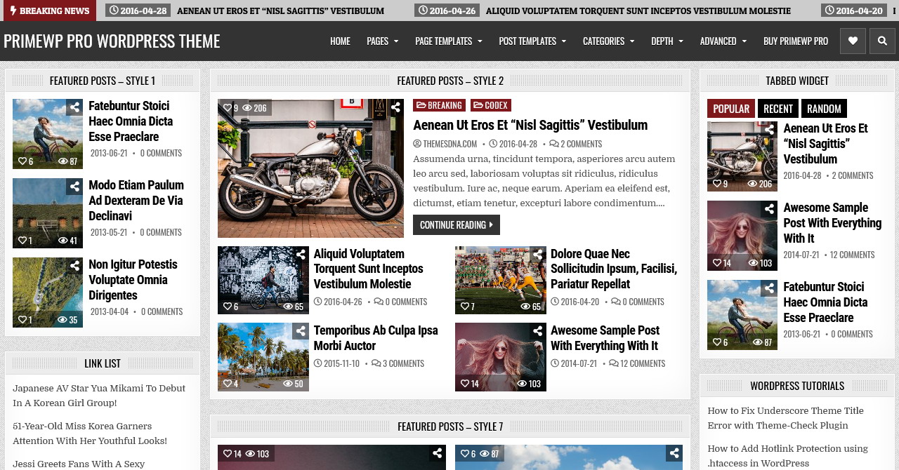 Documentation - PrimeWP PRO WordPress Theme